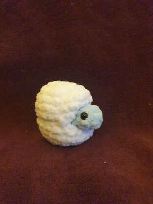 Crochet mummy and baby turtle