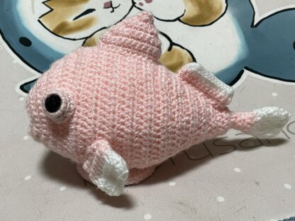 Sea Creatures Balloon Lumpfish Crochet pattern by Maggie Cat