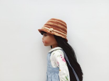Summer hat for Paola Reina doll