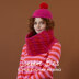 Zig Zag Cowl with Bobble Hat - Knitting Pattern for Women in Debbie Bliss Super Chunky Merino by Debbie Bliss - DB424 - Downloadable PDF
