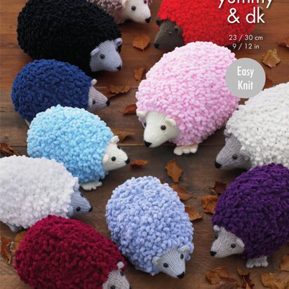 Hedgehogs in King Cole Funny Yummy & Big Value Baby DK - 9135 - Downloadable PDF