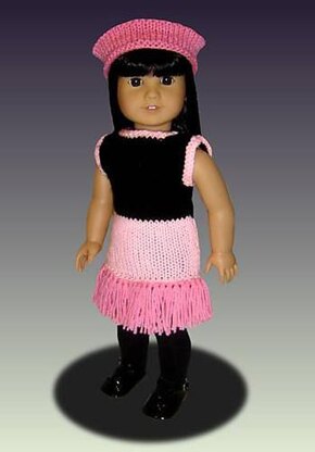 Doll clothes Pattern for American Girl, 18 inch doll. 022