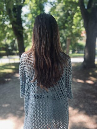 Seafoam Mesh Cardigan
