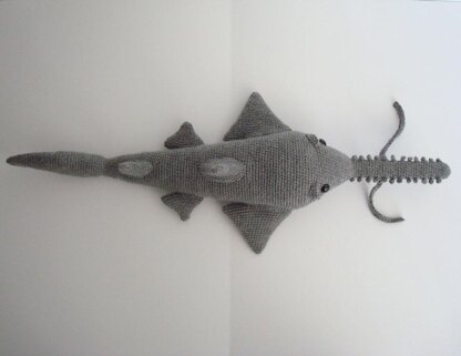 Saw Shark Sawfish Amigurumi Crochet Pattern