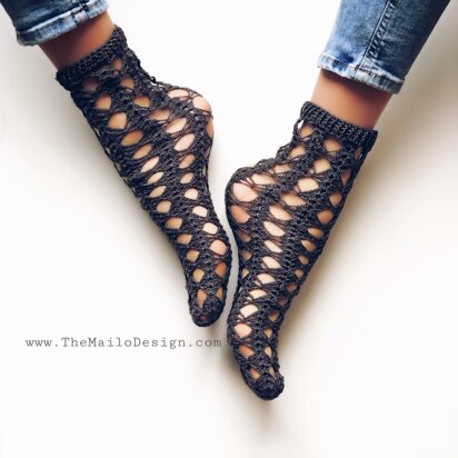 Cobweb Lace Socks