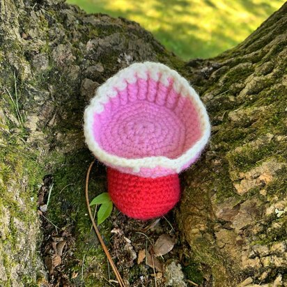 Cupped Coral Mushroom Plush