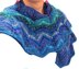 Colorama Crescent Shawl in 4 sizes