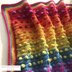 Modern Bobble Rainbow Blanket
