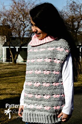 Sweetheart Poncho Sweater