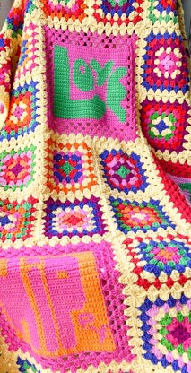 Hip and Groovy retro blanket