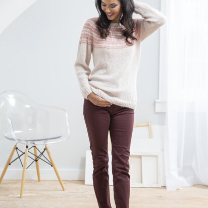 Women's Jumper Prima in Universal Yarn Odette - Downloadable PDF