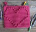 Bobble Heart Zippered Pouch