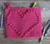 Bobble Heart Zippered Pouch