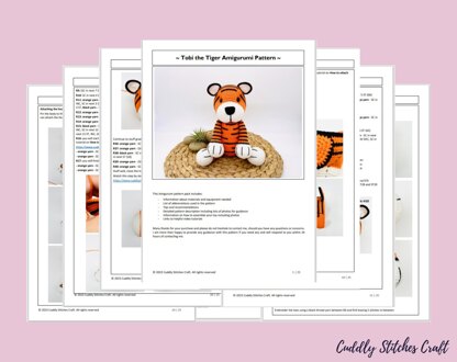 Tobi the Tiger (Low-Sew)