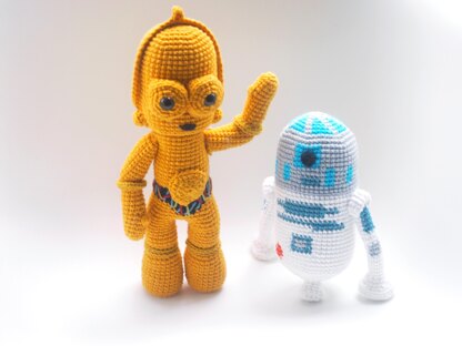 C3PO Star Wars -  amigurumi pattern