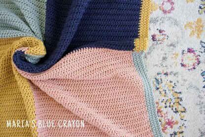 Square Color Block Blanket