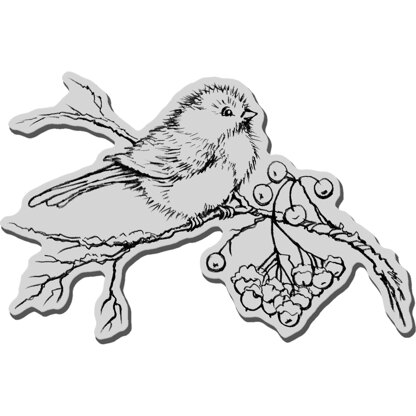 Stampendous Cling Stamp - Snow Bird