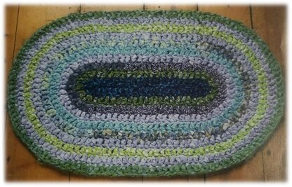 How to Crochet an Oval Rug
