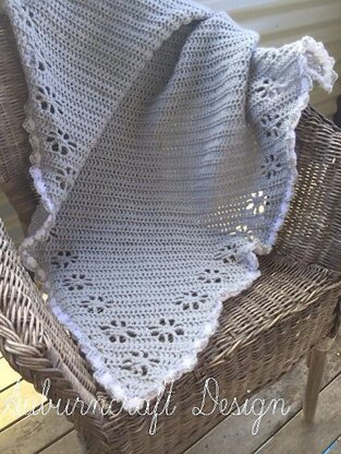 Vintage Clematis Shawl