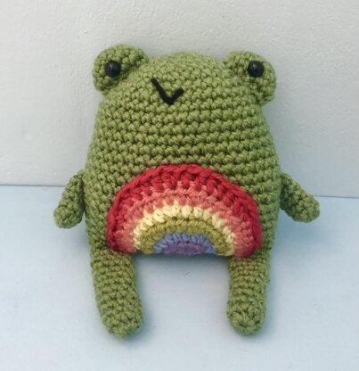 Crochet Pride Frog