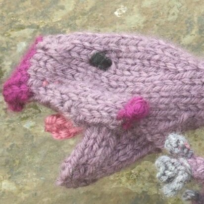 Psittacoaurus toy - knitting pattern