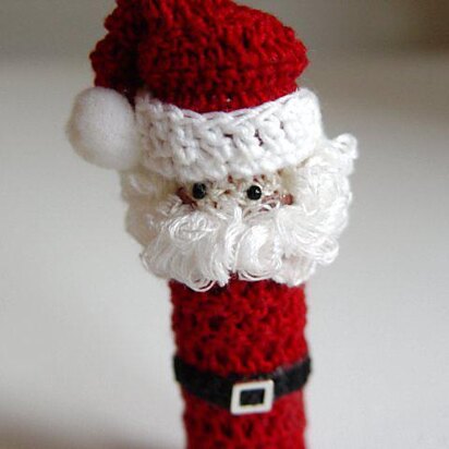 Mr. Claus Doll Lip Balm Holder crochet Pattern