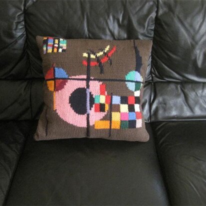 Modern Art Pillow - Kandinsky, Gravitation