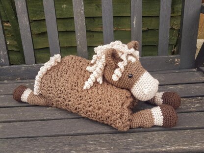 Crochet horse blanket discount pattern