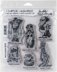 Stampers Anonymous Tim Holtz Cling Stamps 7"X8.5" - Monster Reunion