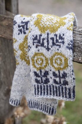 Nordic Flowers Mitts