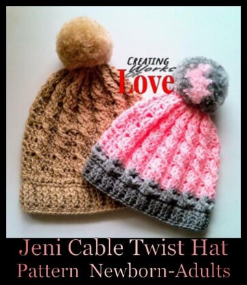 Jeni Cable  Twist Hat