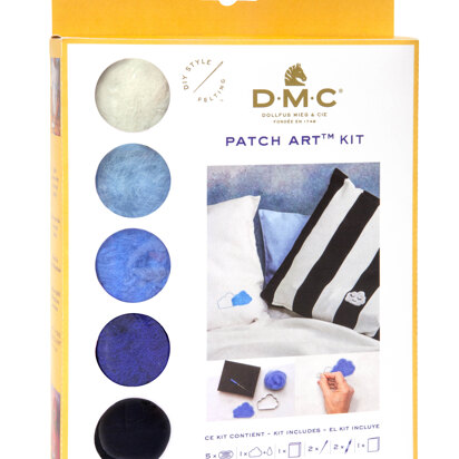 DMC Patch Art Cloud & Rain Embroidery Kit