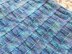Reversible Baby Blanket in DK yarn
