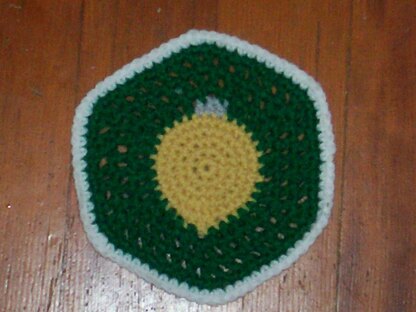 Christmas Ornament Afghan C-104