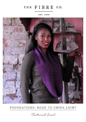 Textured Cowl in The Fibre Co. Road to China Light - Downloadable PDF