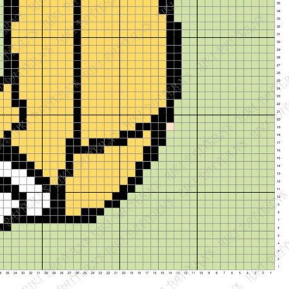 C2C Sitting Mickey Mouse Blanket Disney Throw Green Crib CROCHET PATTERN
