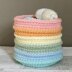 Pastel Rainbow Basket