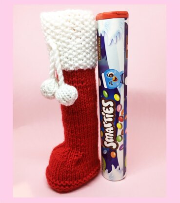 Christmas stocking, smarties/chocolate orange etc