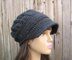 Crochet newsboy hat