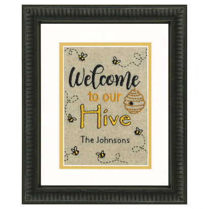 Dimensions Our Hive Embroidery Kit