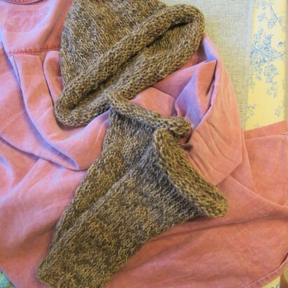 Hygge Head and Wrist Warmers - knitting pattern