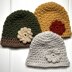 Seed Stitch Baby Cloche Hat