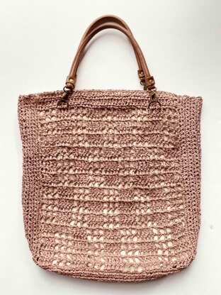 Raffia tote bag