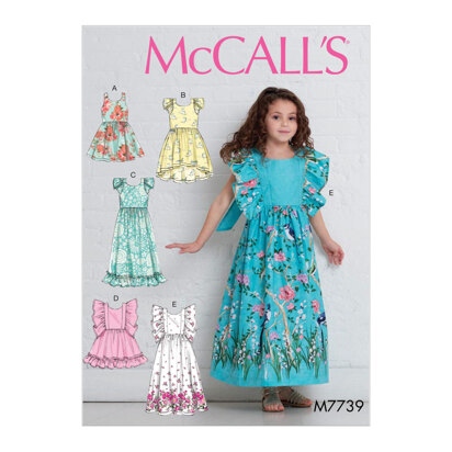McCall's Children's/Girls' Dresses M7739 - Sewing Pattern
