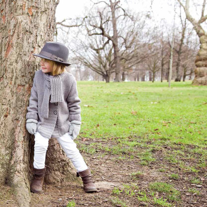 Cissi Swing Coat - Coat Knitting Pattern For Girls in MillaMia Naturally  Soft Merino