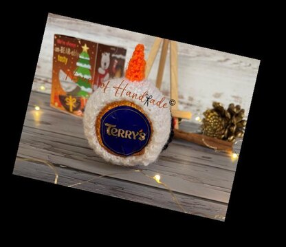 Snowman Chocolate Orange Cover Knitting Pattern