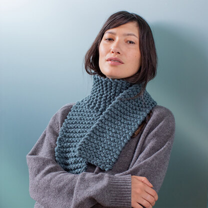 Lia Scarf - Beginners Knitting Pattern in MillaMia Naturally Soft Super Chunky