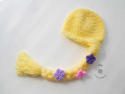 Princess Rapunzel Wig Hat