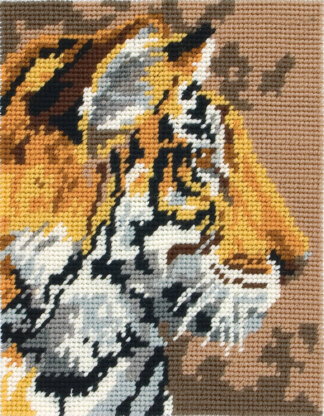 Anchor Needlepoint Starters - Tiger Needlepoint Kit