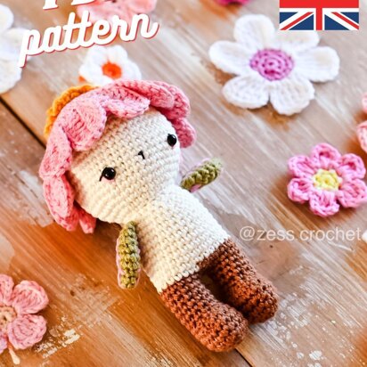 Crochet pattern Klig - The tiny spring flower creature